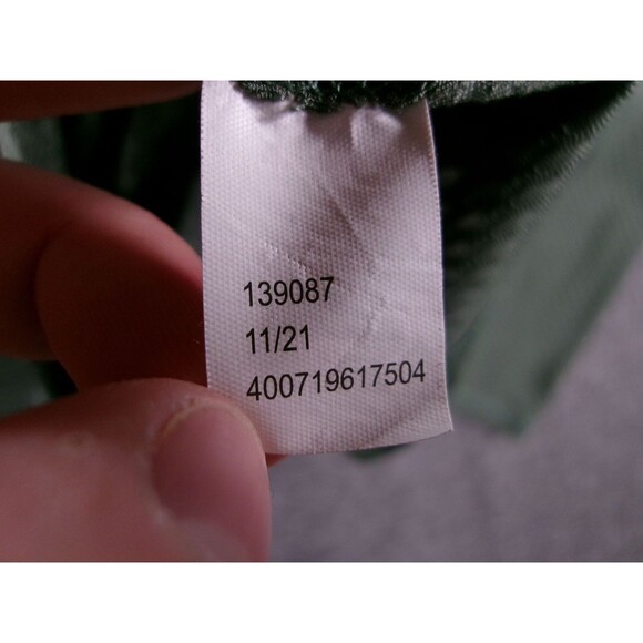 Tek Gear Shirt Men Small Green Waffle Mesh Workout Performance Crewneck Thermal - Picture 8 of 10